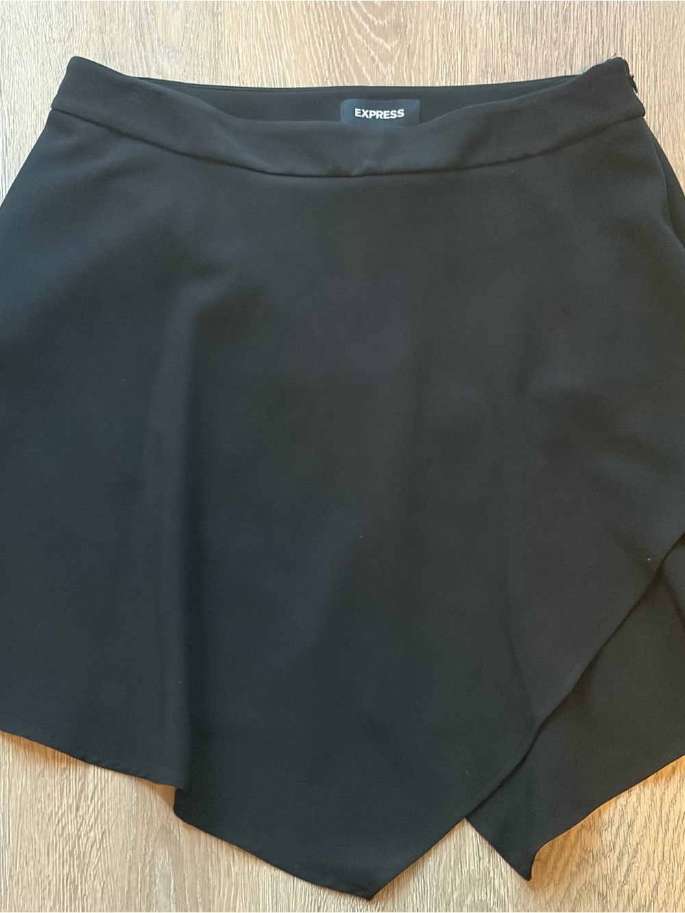 Express Black Asymmetrical Skirt - NWT